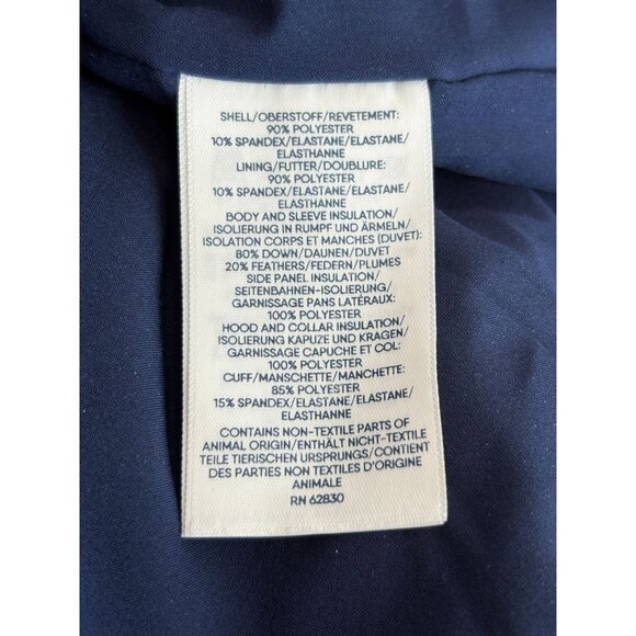 Land's End Women's Quilted Stretch Down Coat See pics for approx measurements - Picture 4 of 7